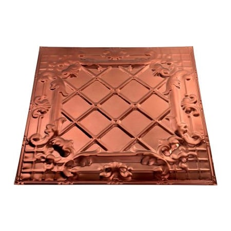 Acoustic Ceiling Products Great Lakes Tin Toledo 2' X 2' Lay-in Tin Ceiling Tile in Vintage Bronze - Y55-09